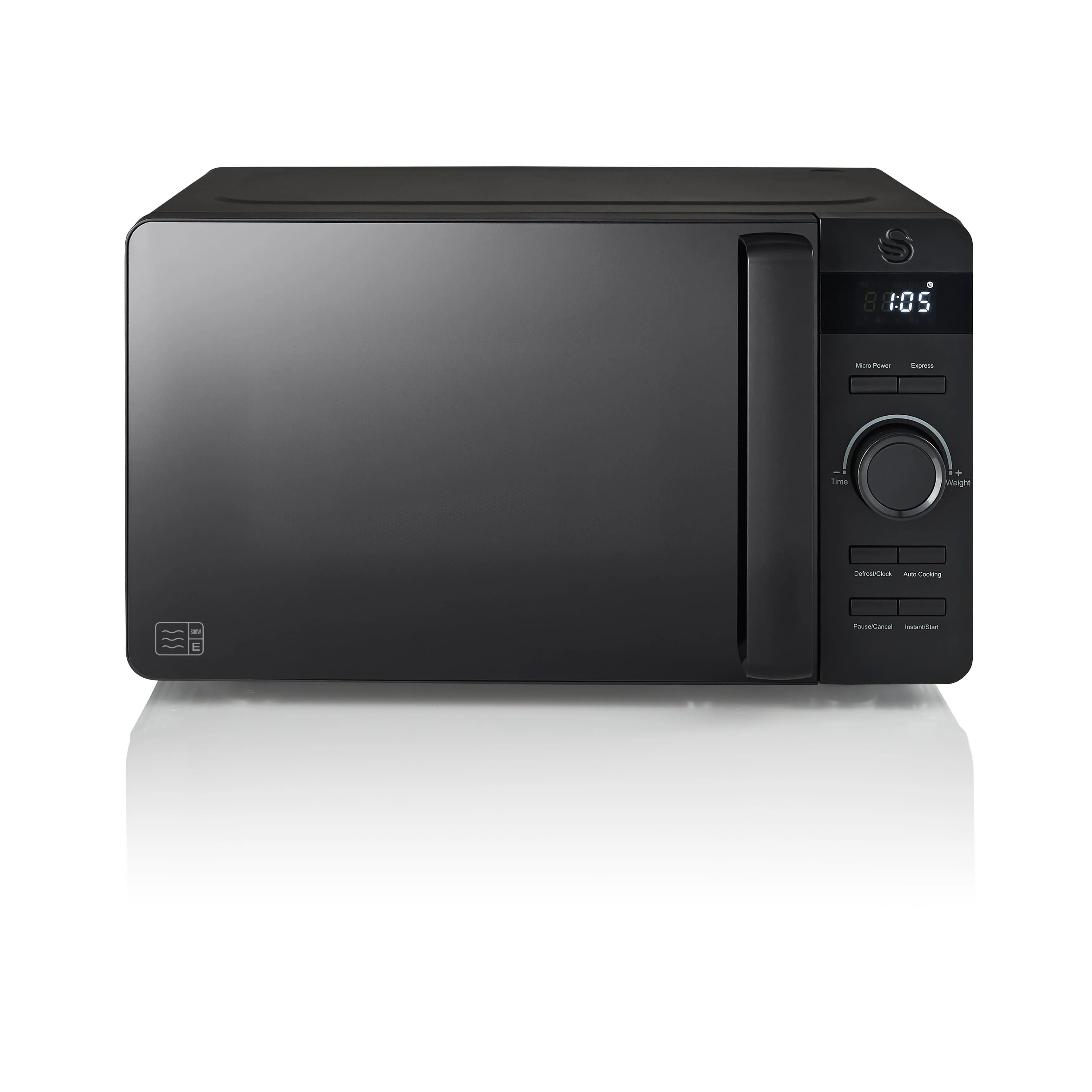 Swan Stealth 20L Digital Microwave Black