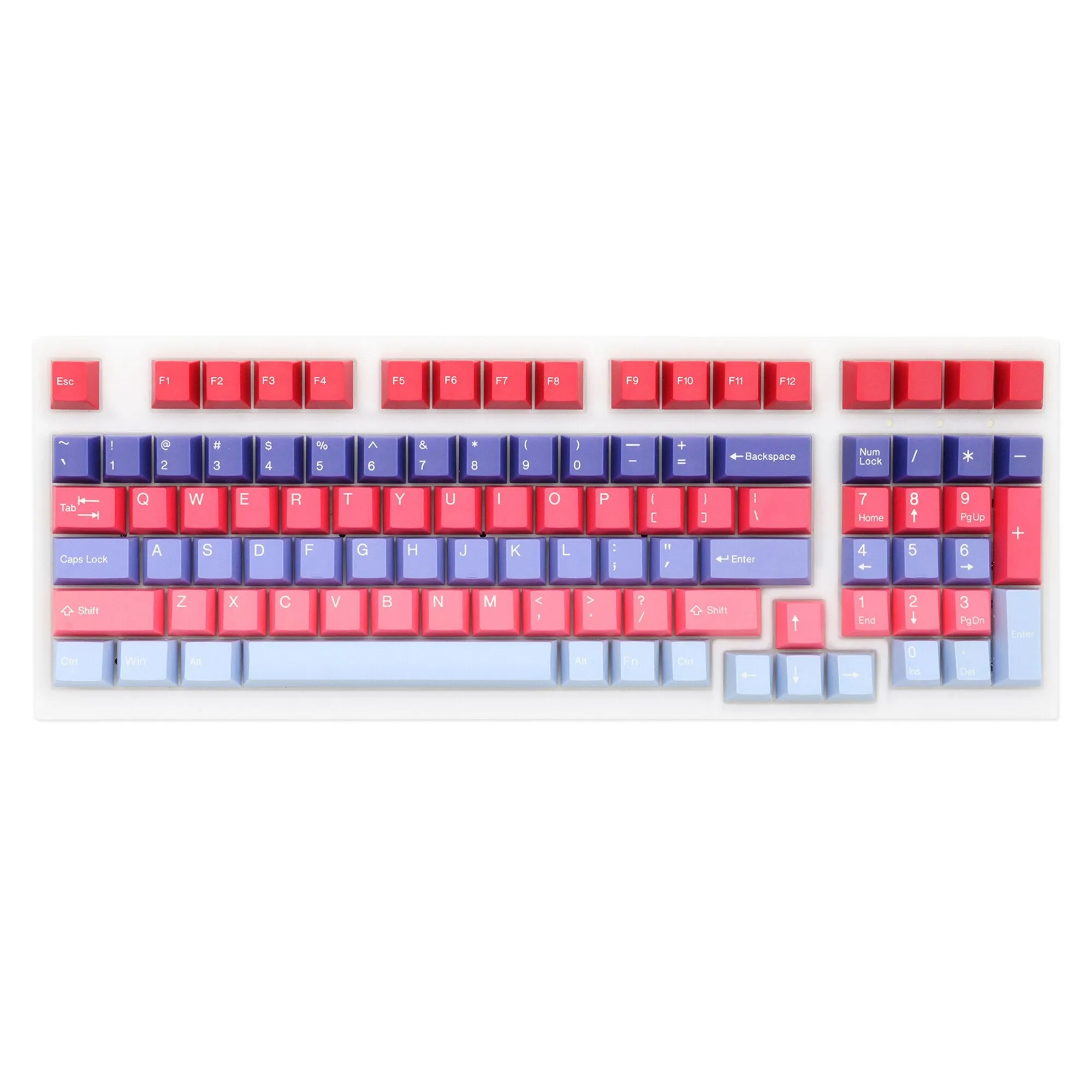 Taihao Cubic Profile Blueberry Strawberry Lollipop Macaron Doubleshot keycaps for diy gaming mechanical keyboard OEM profile