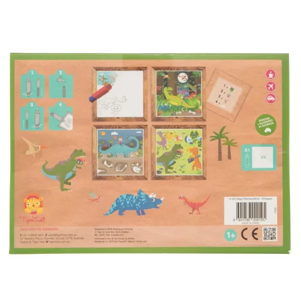 Tiger Tribe TT14-020 Magic Painting World Dinosaurs