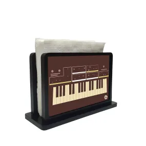 Tissue Holder Paper Napkin Stand - Retro Keyboard