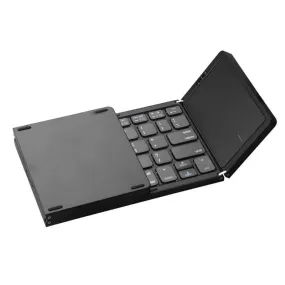 Tri-Folding Wireless Bluetooth Keyboard with Trackpad for IOS Android Windows