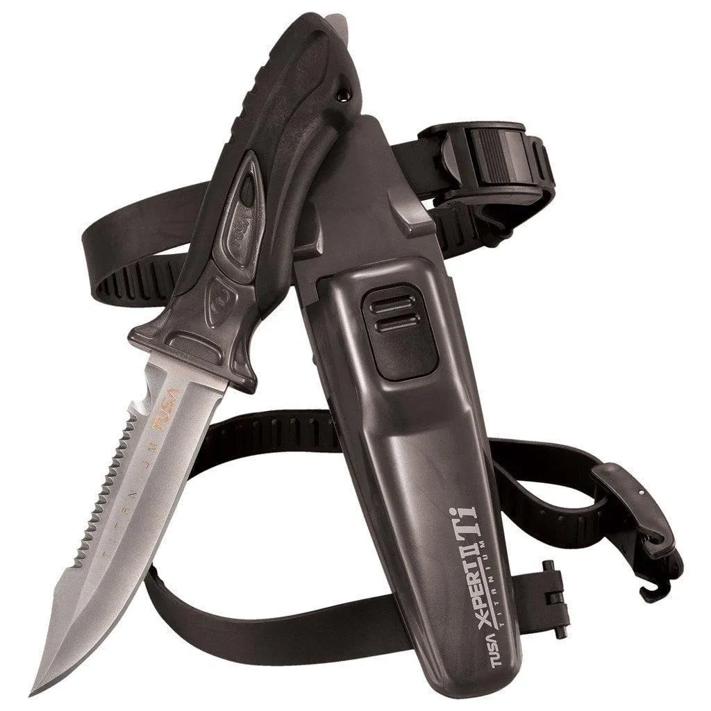 Tusa X-Pert II Ti (Titanium) Dive Knife