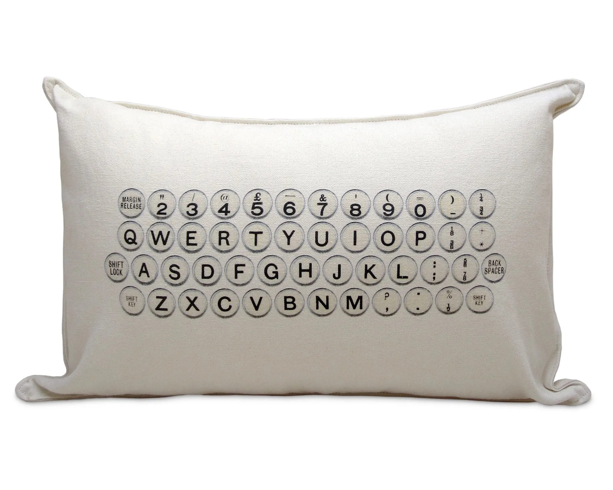 typewriter pillow