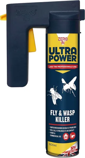 Ultra Power Fly & Wasp Killer 600ml