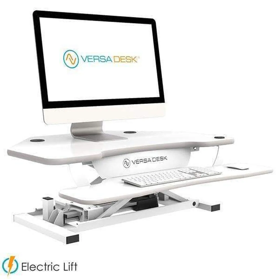 VersaDesk Power Pro Corner Electric Standing Desk Converter, VT7710000