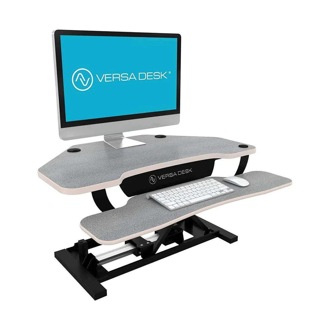 VersaDesk Power Pro Corner Electric Standing Desk Converter, VT7710000