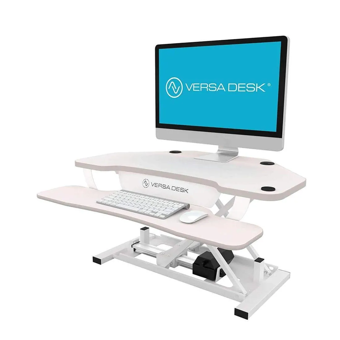 VersaDesk Power Pro Corner Electric Standing Desk Converter, VT7710000