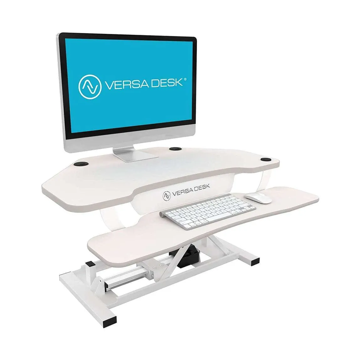 VersaDesk Power Pro Corner Electric Standing Desk Converter, VT7710000