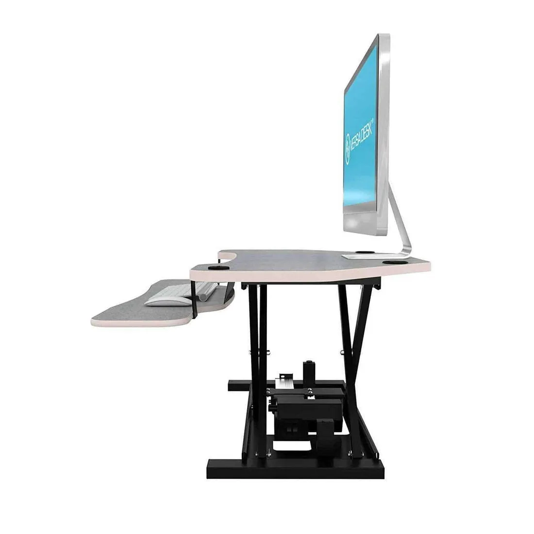 VersaDesk Power Pro Corner Electric Standing Desk Converter, VT7710000