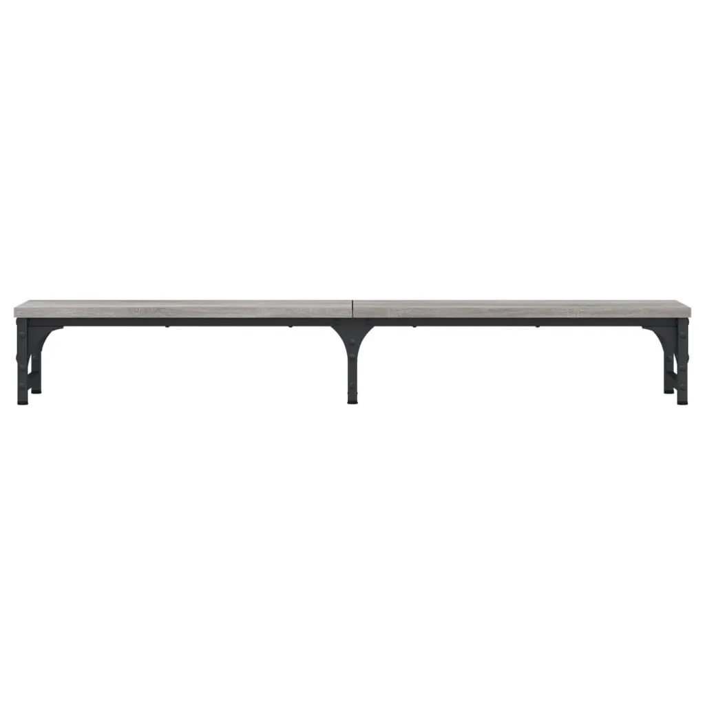 vidaXL Monitor Stand Grey Sonoma 105x23x15.5 cm Engineered Wood