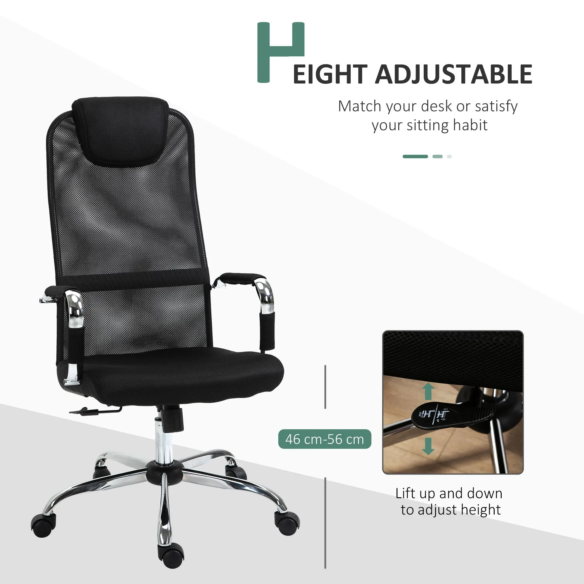 Vinsetto Ergonomic Office Chair