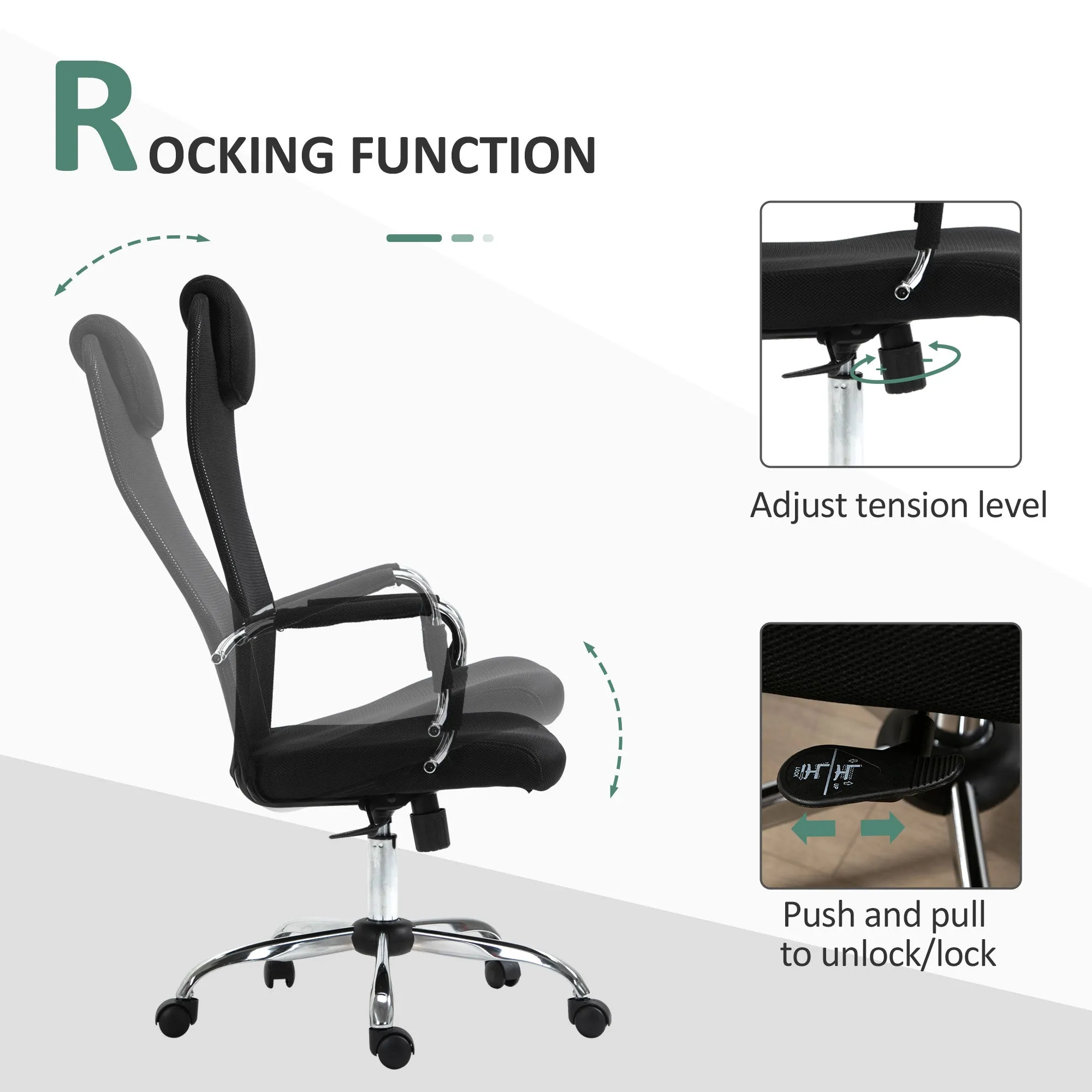 Vinsetto Ergonomic Office Chair