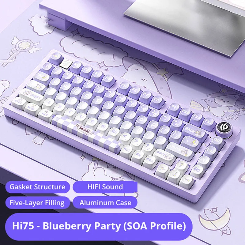 WhatGeek x LEOBOG Hi75 Wired Aluminum Mechanical Keyboard Thocky Keyboard