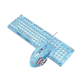 X9-Series 104-Key Round Keycaps Mechanical Keyboard Combo